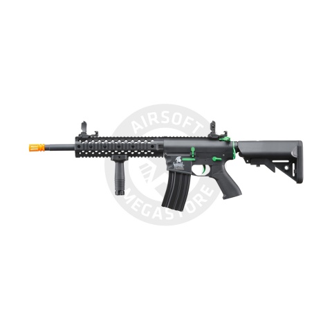 Lancer Tactical Gen 2 M4 Evo Airsoft AEG Rifle (Black & Green)(No Battery and Charger)